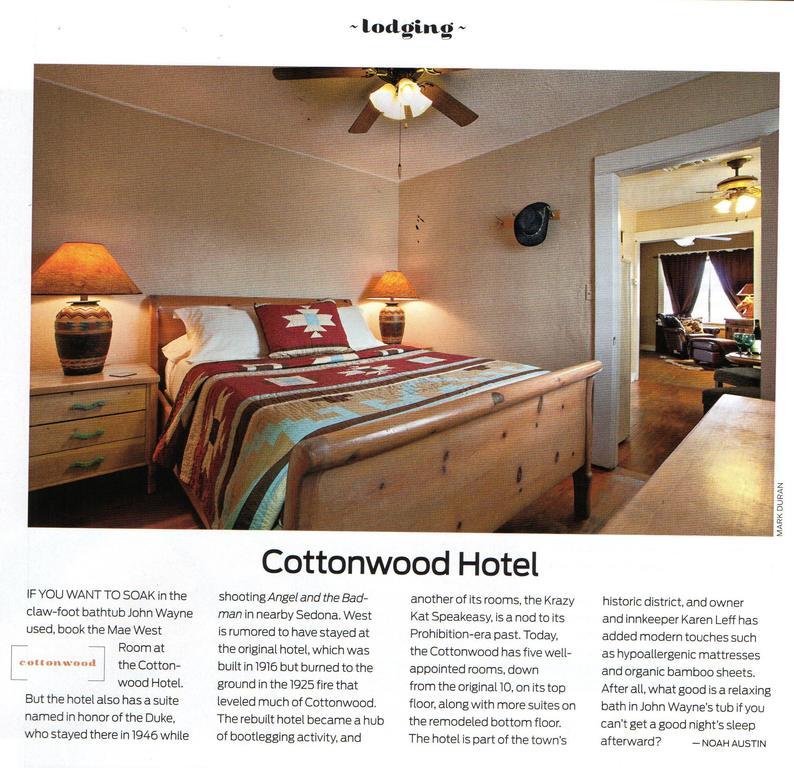 Cottonwood Hotel Bagian luar foto